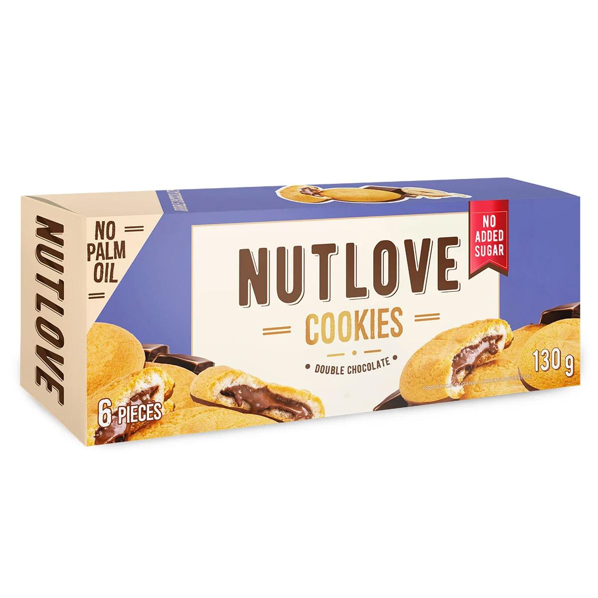 All Nutrition - Nutlove Cookies ohne Zuckerzusatz mit Füllung 130g Packung