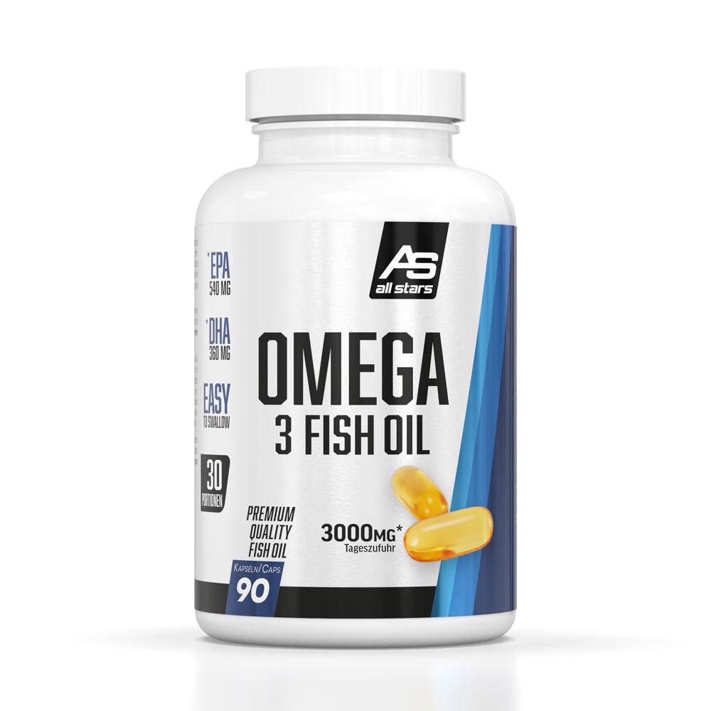 All Stars - Omega 3 Fish Oil 90 Kapseln Dose