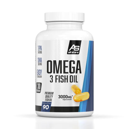 All Stars - Omega 3 Fish Oil 90 Kapseln Dose