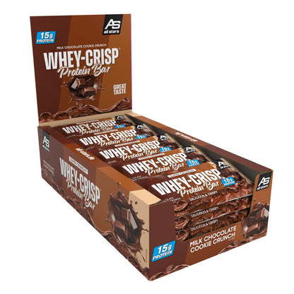 All Stars - Whey Crisp Protein Bar 25 x 50g Riegel