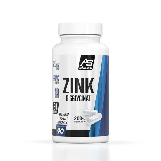 All Stars - Zink Bisglycinat 90 Kapseln Dose