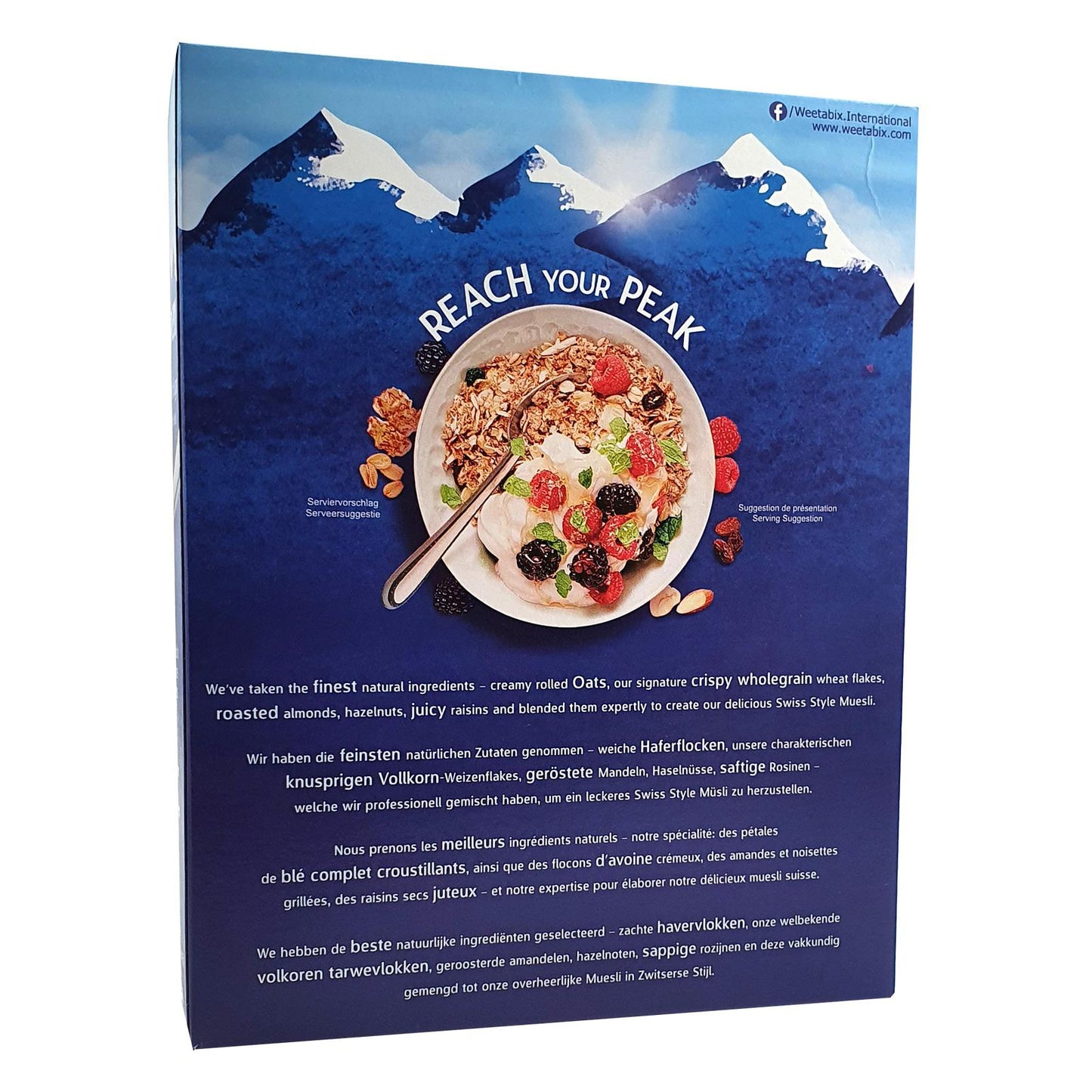 Alpen - Swiss Style Müsli NO Added Sugar 560g Packung