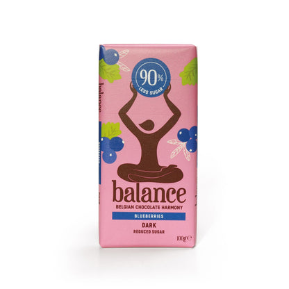 Balance - Belgische Schokolade mit 78% - 99% weniger Zucker 100g Tafel