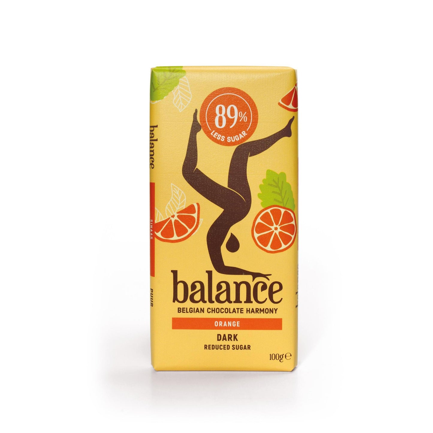 Balance - Belgische Schokolade mit 78% - 99% weniger Zucker 100g Tafel