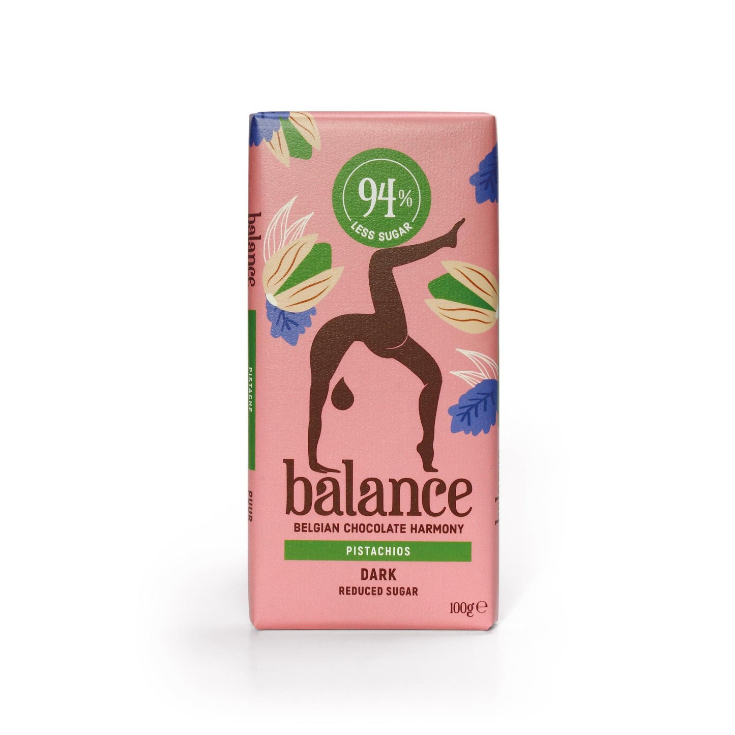 Balance - Belgische Schokolade mit 78% - 99% weniger Zucker 100g Tafel