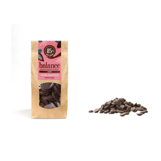 Balance - Schokolade zum Backen ohne Zuckerzusatz 300g Beutel Dark  MHD 30.08.2026