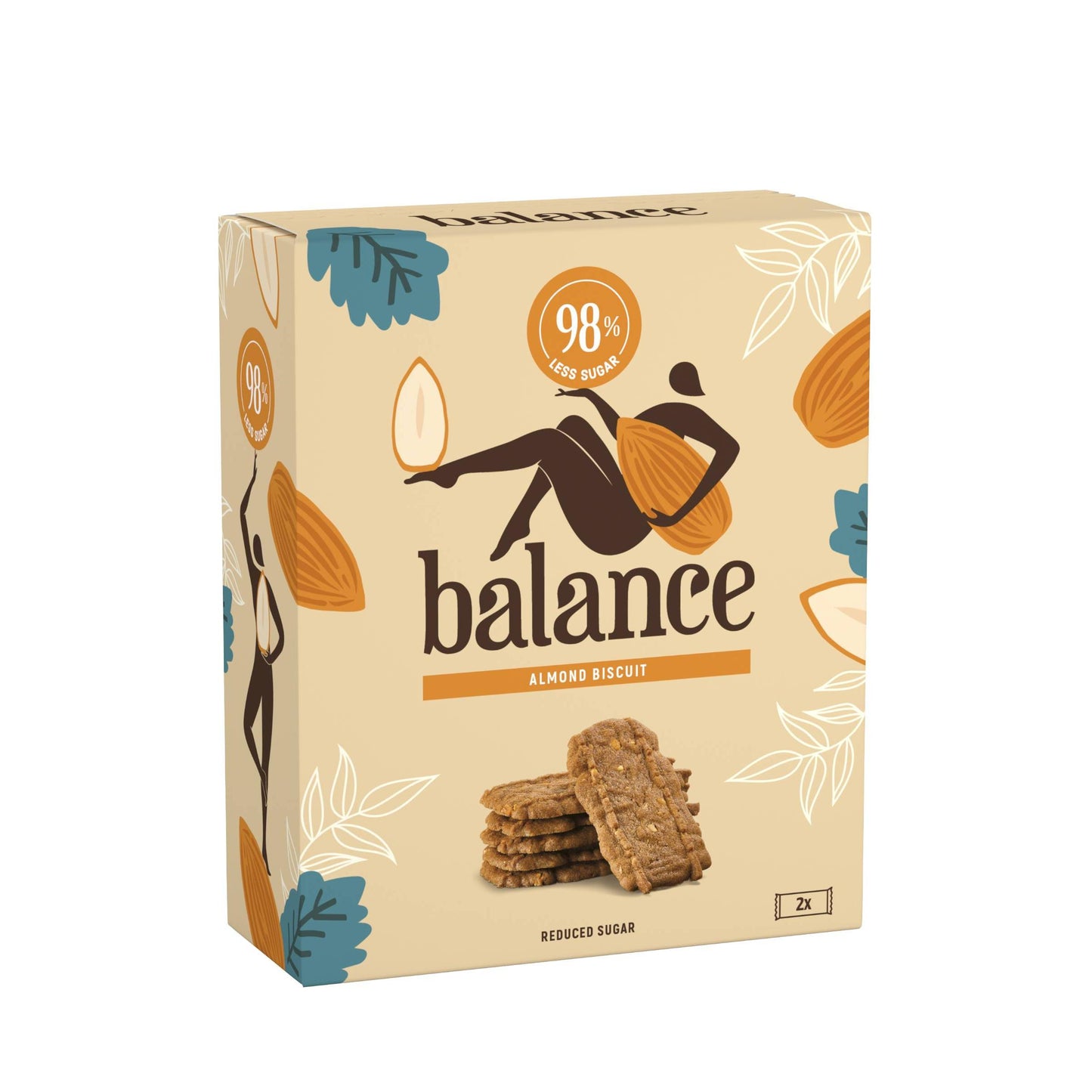 Balance - Traditionelle Mandel-Kekse ohne Zuckerzusatz 110g