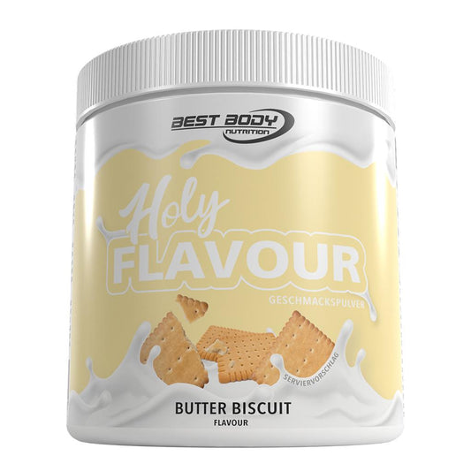 Best Body Nutrition - Holy Flavour Aroma Pulver 250g Dose Butter Biscuit MHD 30.01.2026