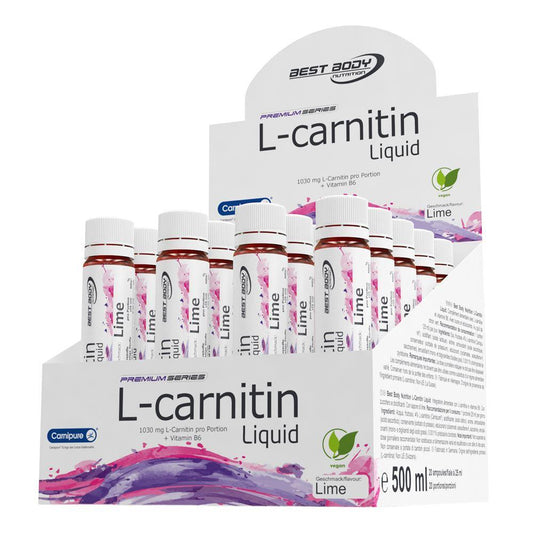 Best Body Nutrition - L-Carnitin 20 x 25ml Ampullen MHD 30.01.2026