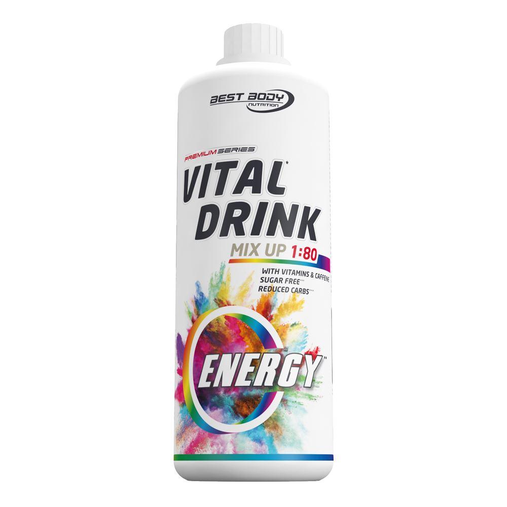 Best Body Nutrition - Vital Drink 1000ml Flasche Energy MHD 30.07.2026