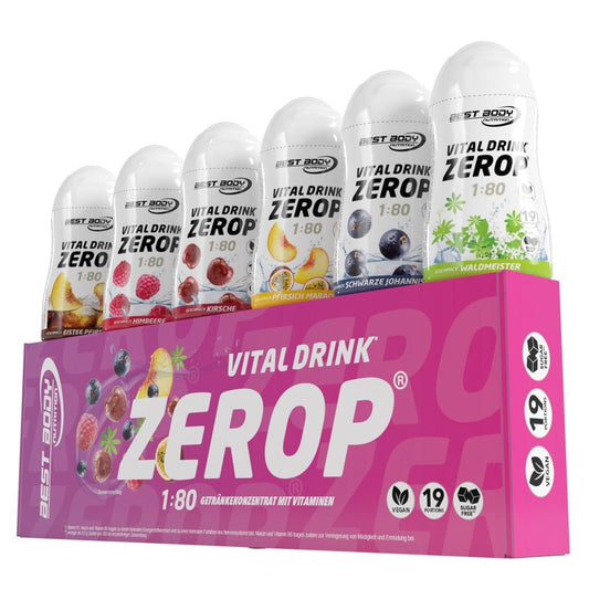 Best Body Nutrition - Vital Drink ZEROP 6 x 48ml Flasche
