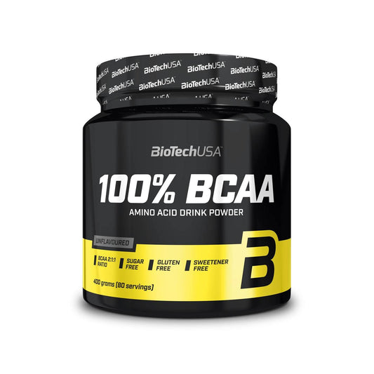 Biotech USA - 100% BCAA 400g Dose MHD 02.05.2025