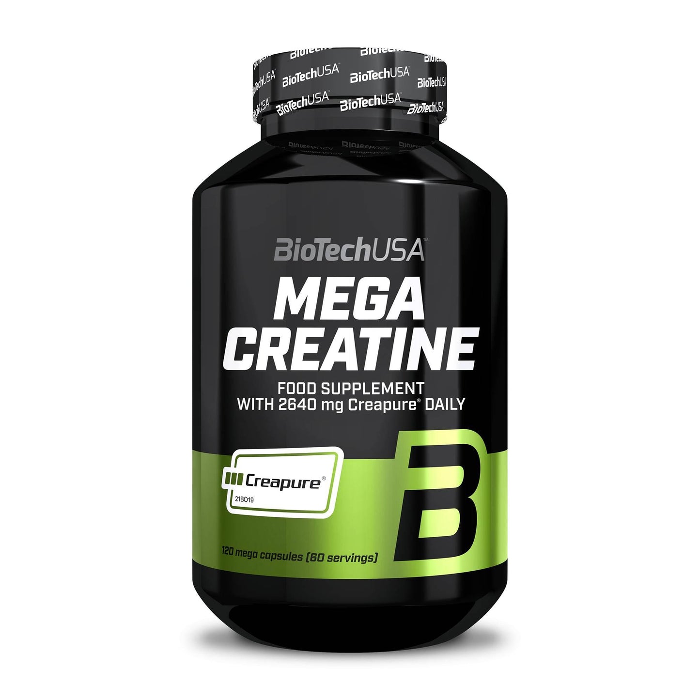 Biotech USA - Mega Creatin Creapure 120 Kapseln Dose