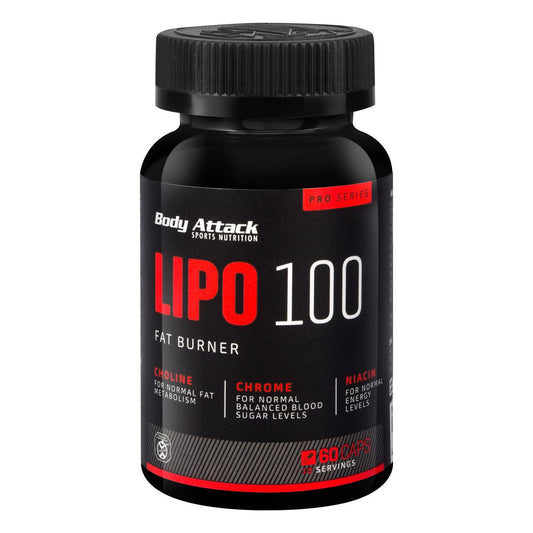 Body Attack - Lipo 100 60 Kapseln Dose MHD 30.09.2025