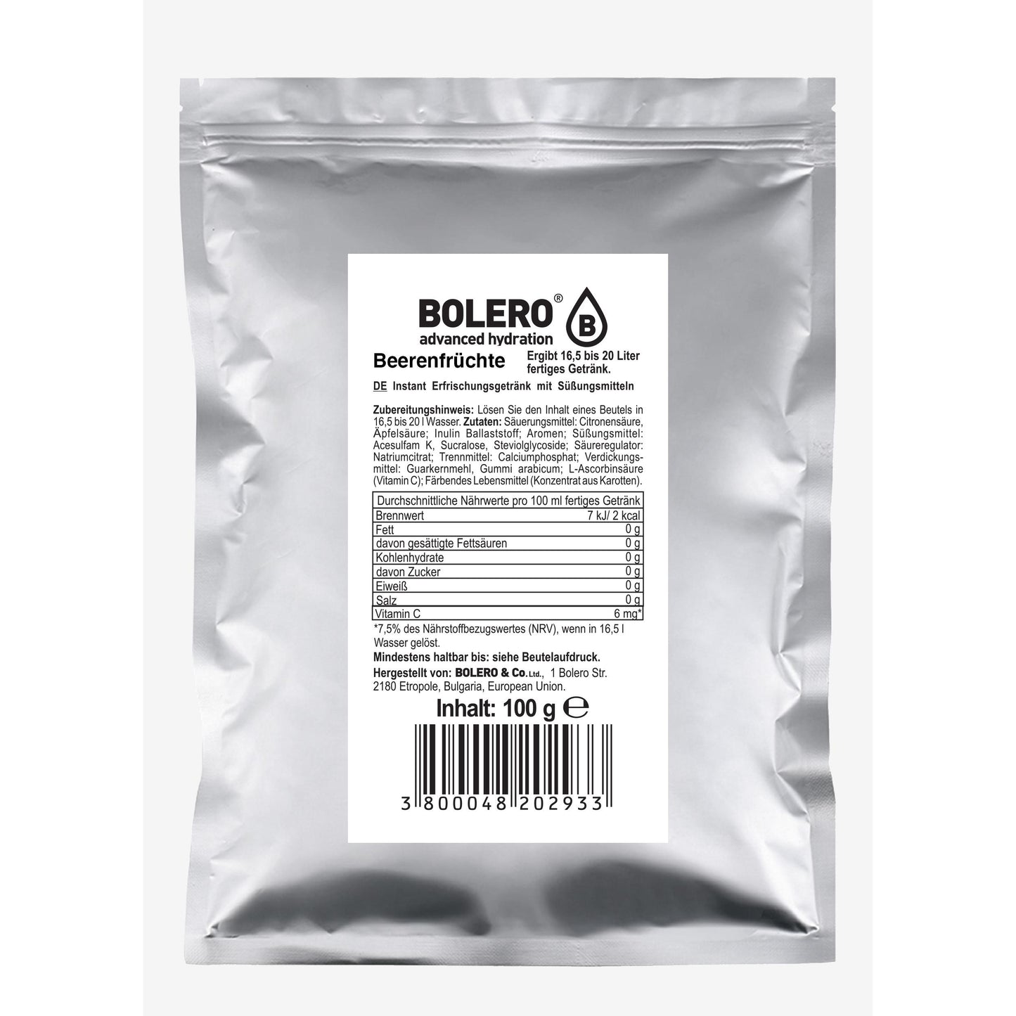 Bolero - Drinks 88g - 100g Beutel