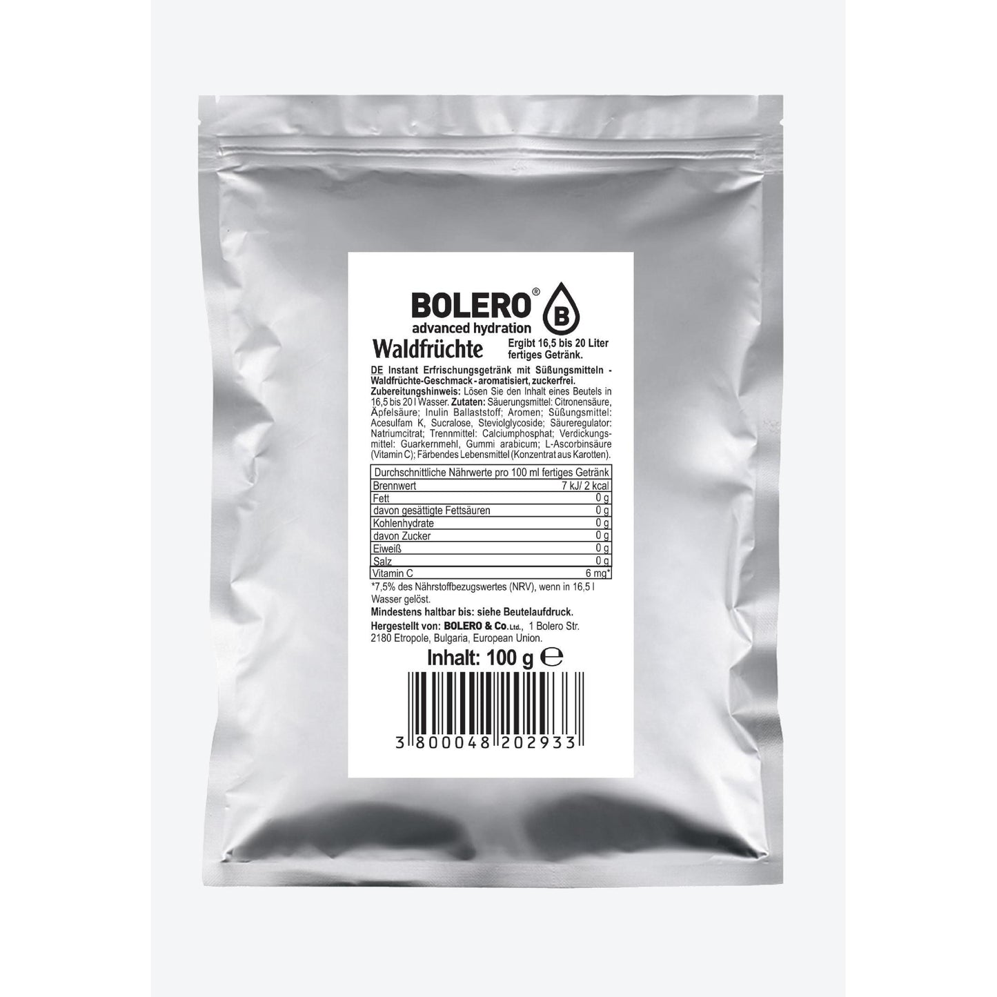 Bolero - Drinks 88g - 100g Beutel