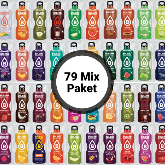 Bolero - Drinks 74x 9g + 3x 8g + 1x 7g + 3x3g Mix-Pack 79 Sorten