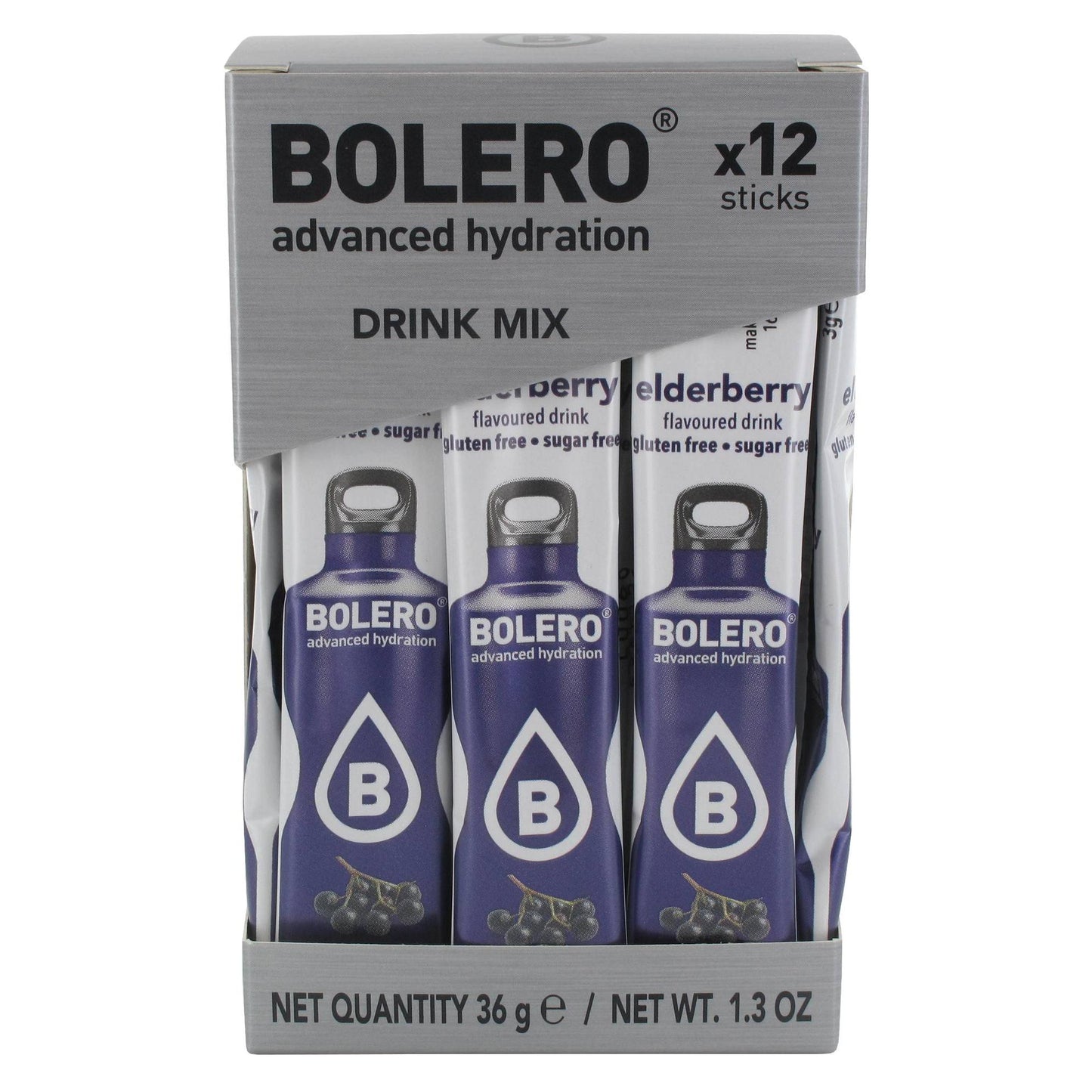 Bolero - Sticks 12 x 3g Beutel Elderberry (Holunderbeere) MHD 19.07.2026