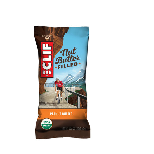 CLIF Bar - Nut Butter Filled Bar 12 x 50g Riegel Peanut Butter MHD 12.09.2026