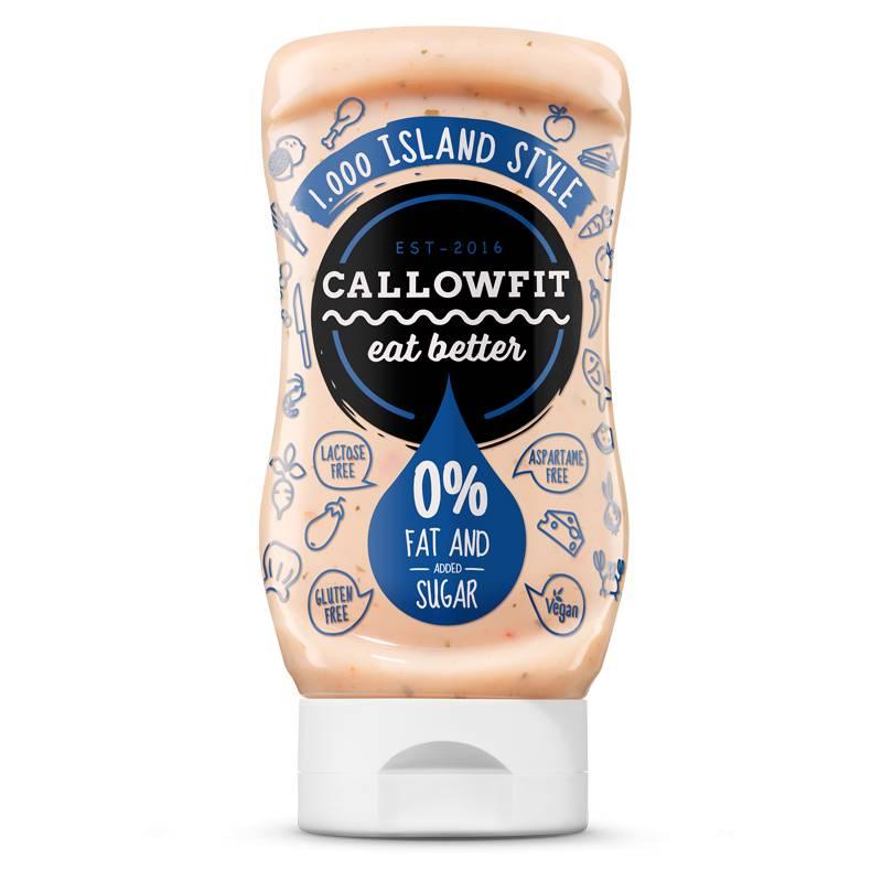 Callowfit - Sauce fettfrei ohne Zuckerzusatz 300ml Flasche