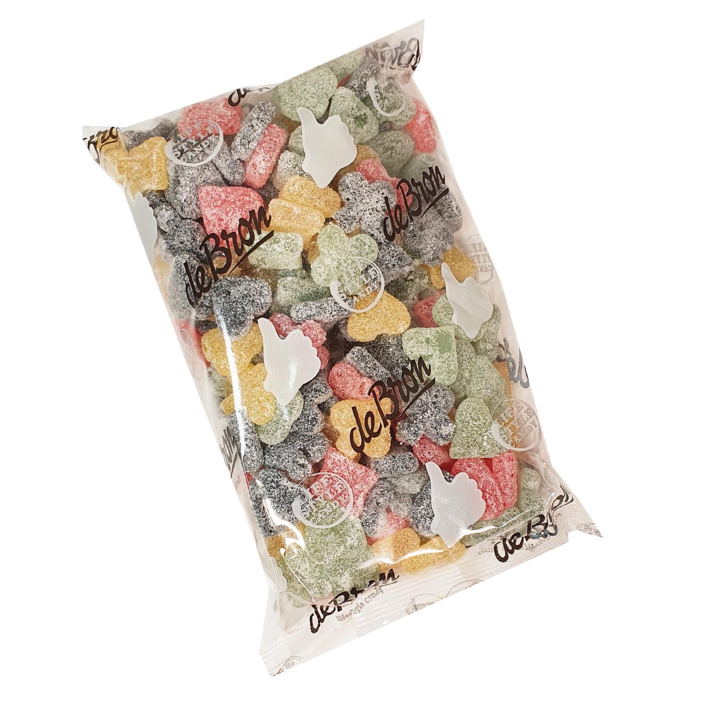 De Bron - Zuckerfreie Fruchtgummi Poker Skat Symbole (Poker Fruit) Bigpack 1kg Beutel