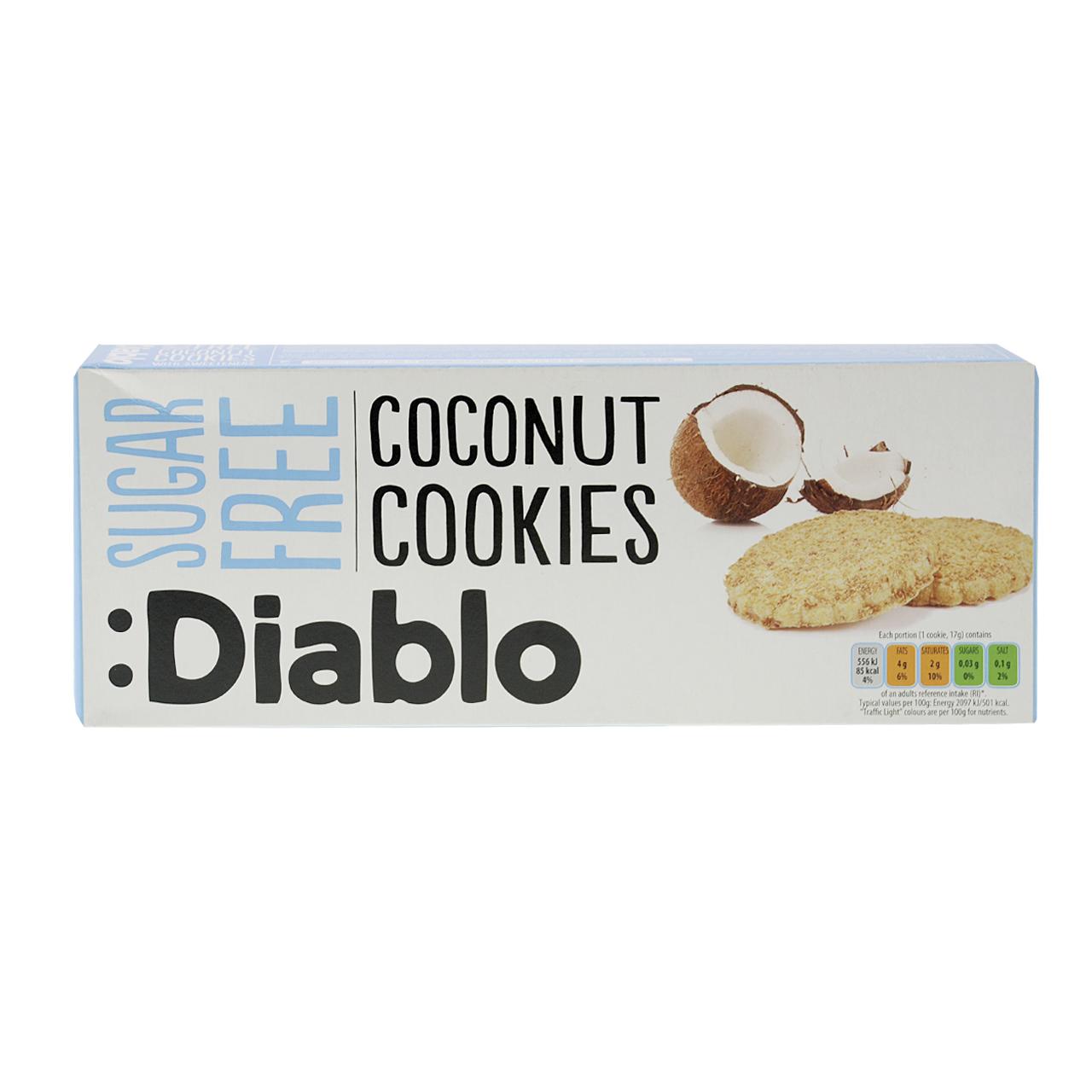 Diablo - Cookies ohne Zuckerzusatz 150g Coconut Cookies