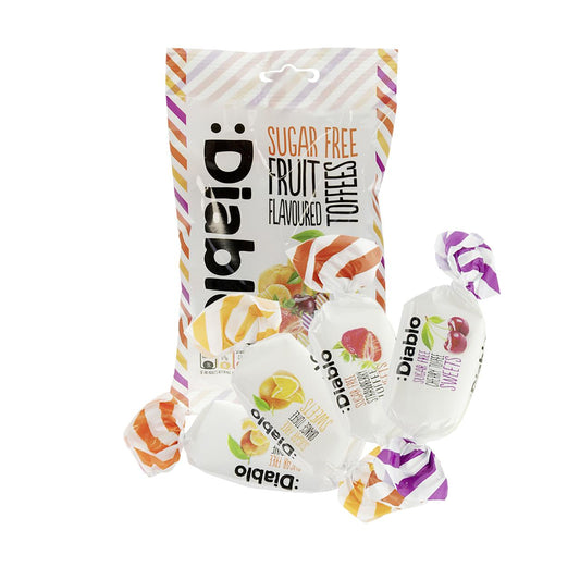 Diablo - Fruit Flavoured Toffees zuckerfrei 75g