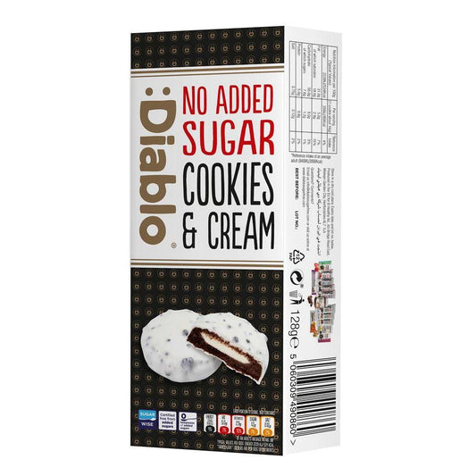 Diablo - Gefüllte Cookies ohne Zuckerzusatz 128g