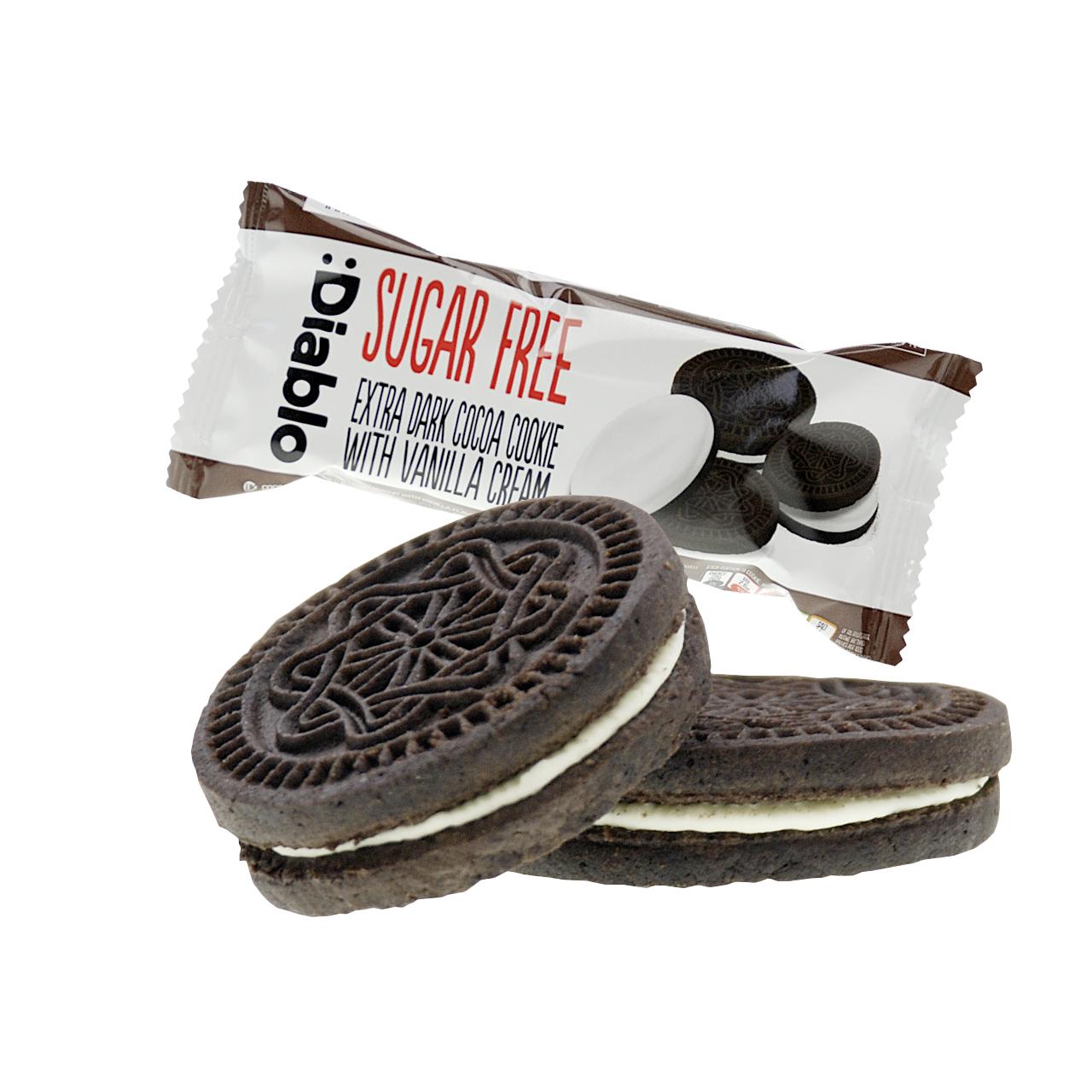 Diablo - Zuckerfreie Cookies mit Füllung 44g
