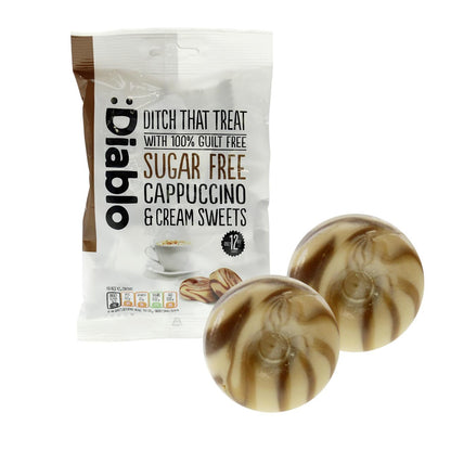 Diablo - Zuckerfreie Sahne-Bonbons 75g Beutel