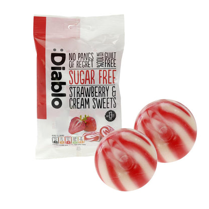 Diablo - Zuckerfreie Sahne-Bonbons 75g Beutel