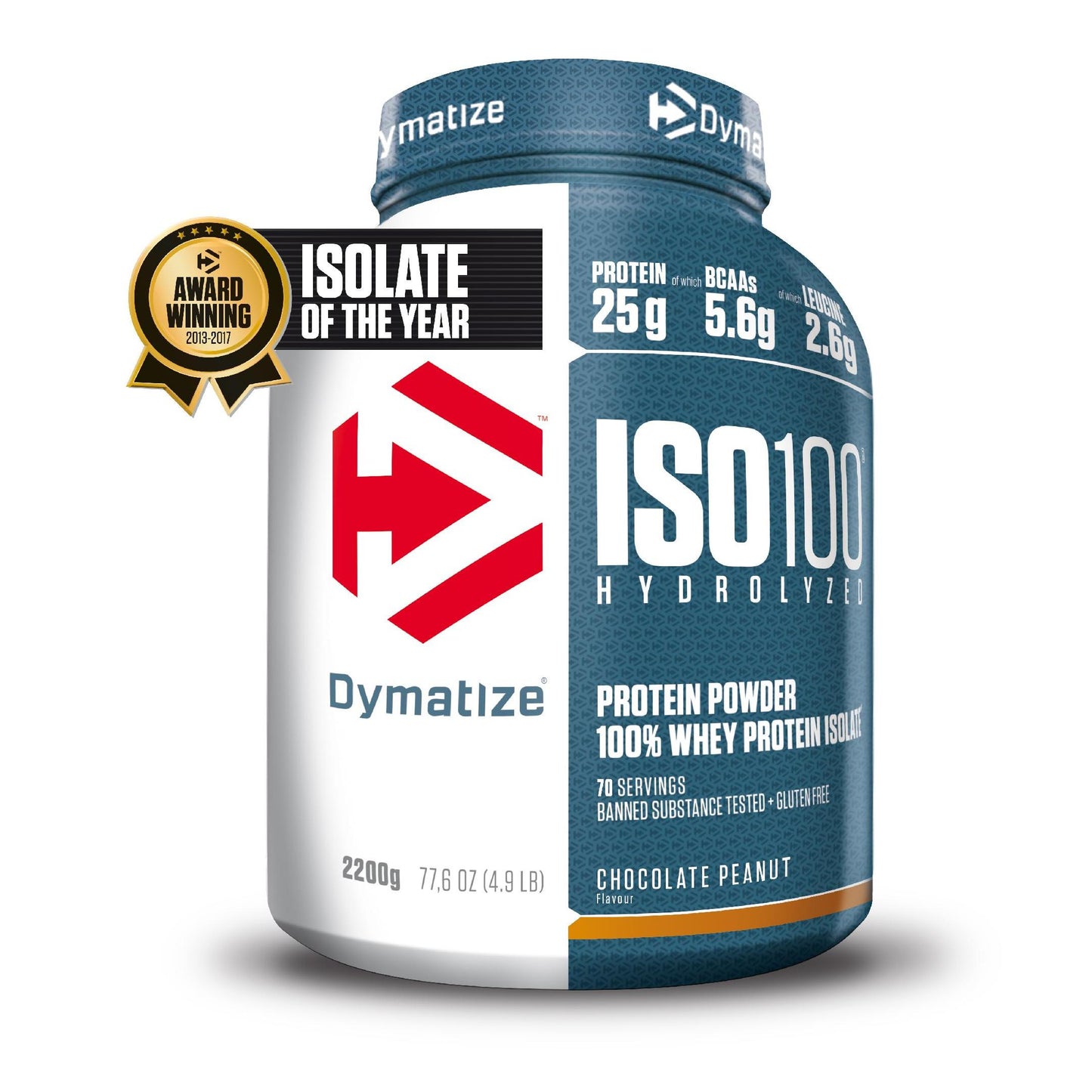 Dymatize - Iso 100 Whey Hydrolysat 2264g Dose
