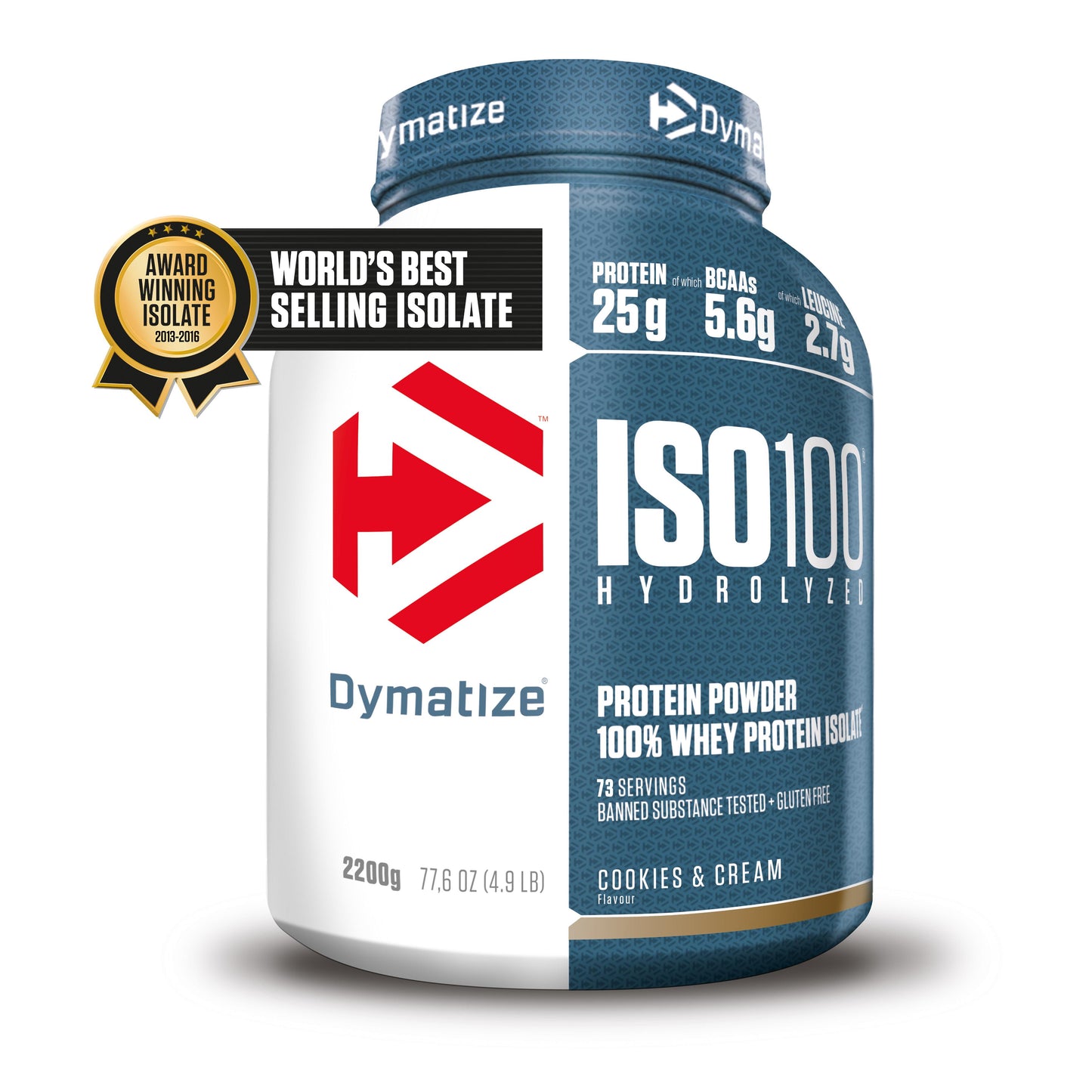 Dymatize - Iso 100 Whey Hydrolysat 2264g Dose