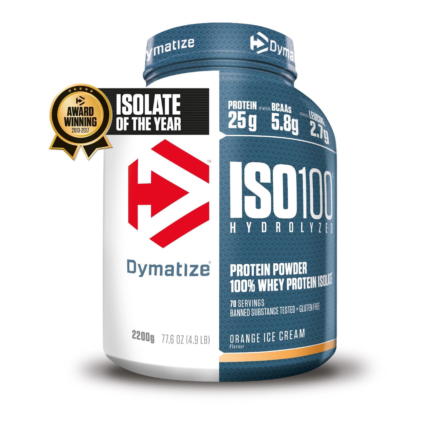 Dymatize - Iso 100 Whey Hydrolysat 2264g Dose