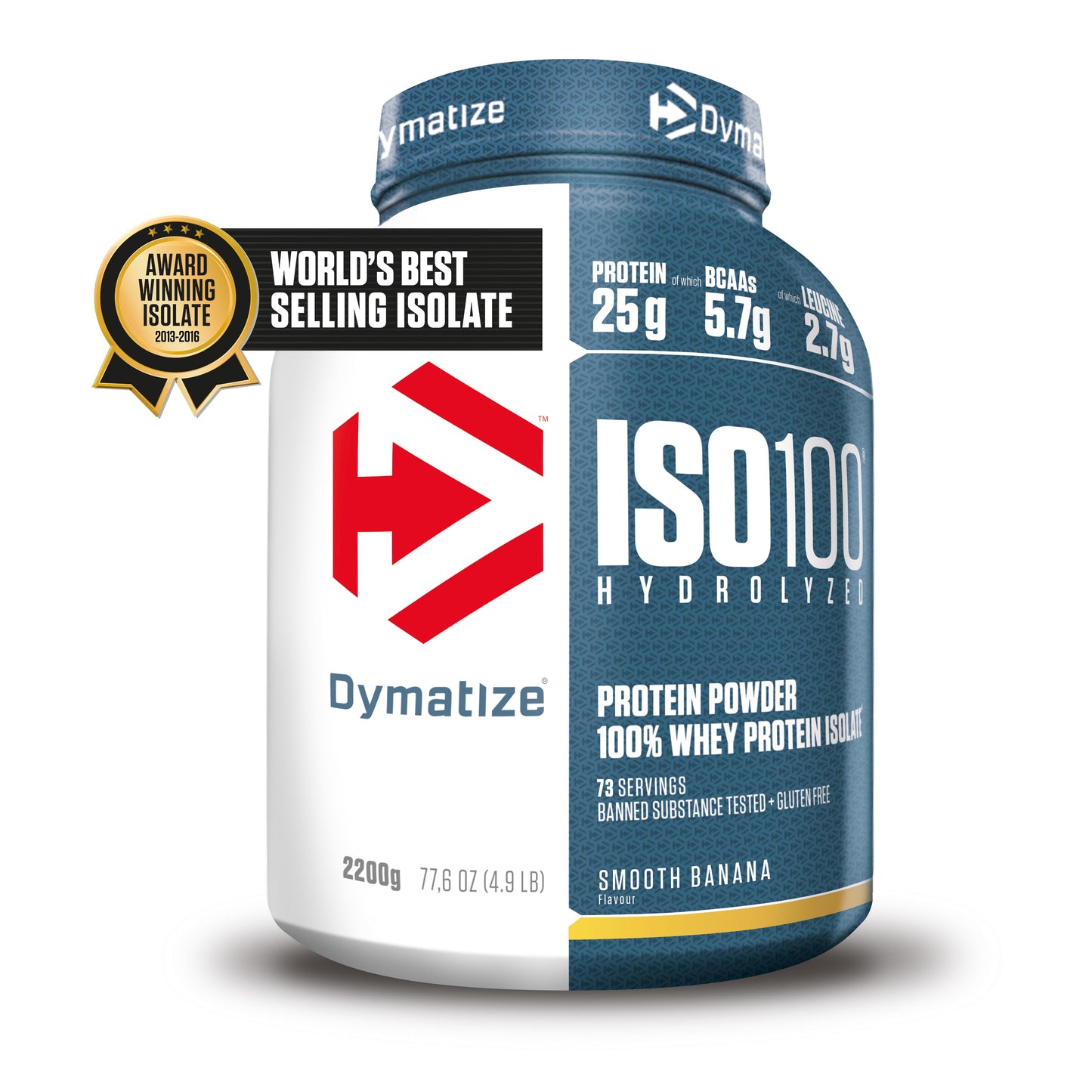 Dymatize - Iso 100 Whey Hydrolysat 2264g Dose