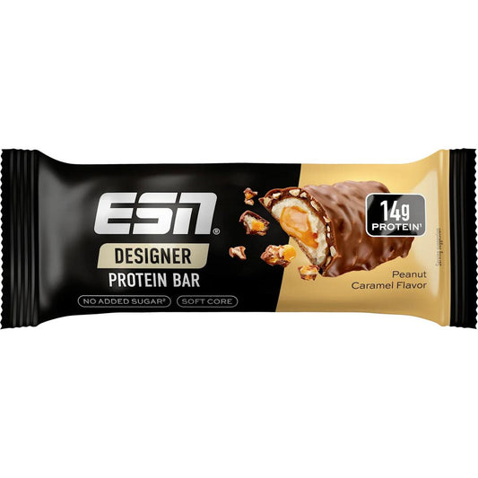 ESN - Designer Protein Bar 1 x 45g Riegel Peanut Caramel MHD 17.07.2026
