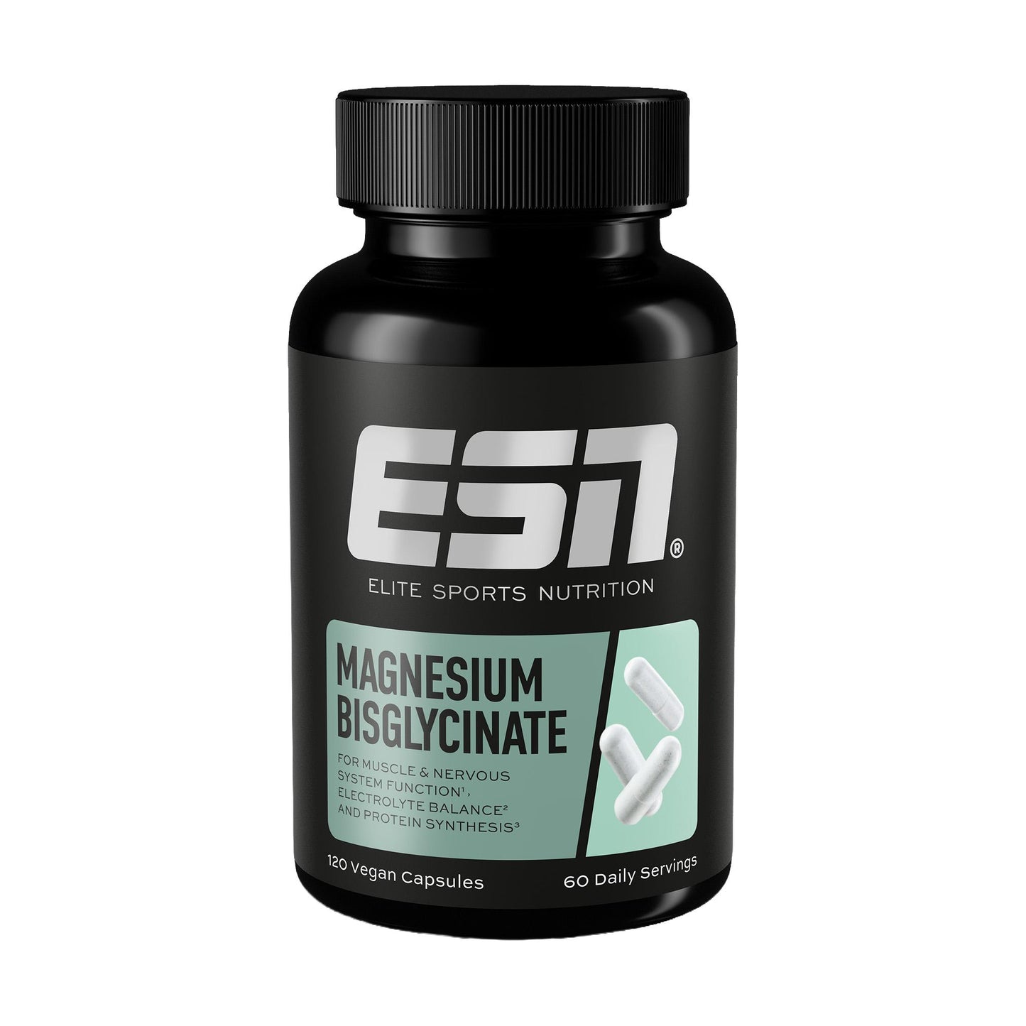 ESN - Magnesium Bisglycinate 120 Kapseln Dose