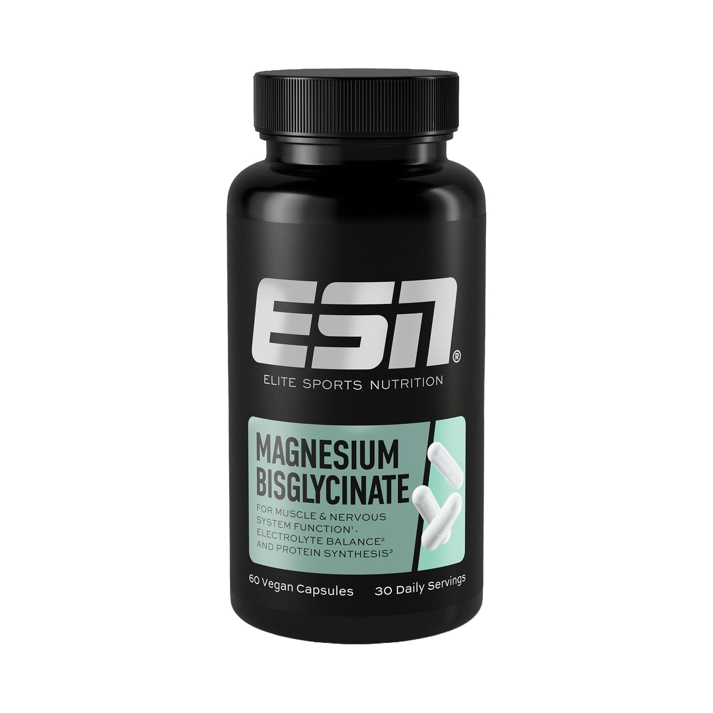 ESN - Magnesium Bisglycinate 60 Kapseln Dose