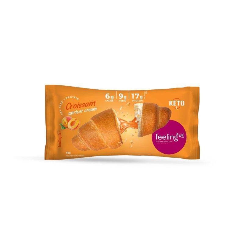 Feeling OK - Croissant + Protein mit Füllung (26% Protein) 65g