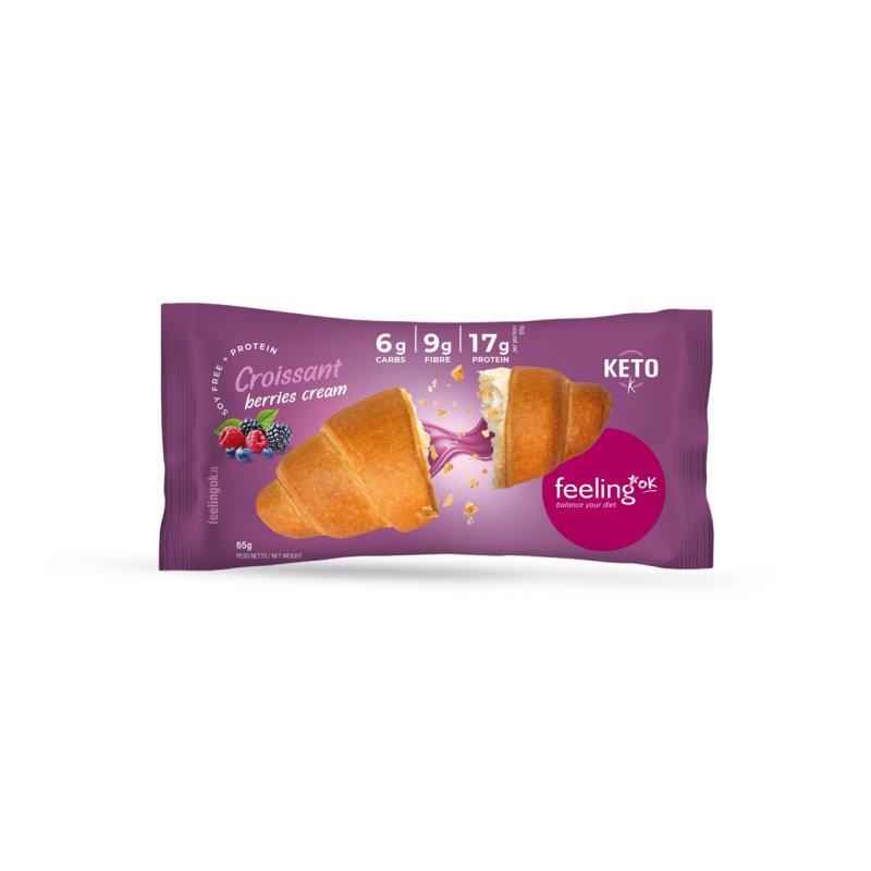 Feeling OK - Croissant + Protein mit Füllung (26% Protein) 65g