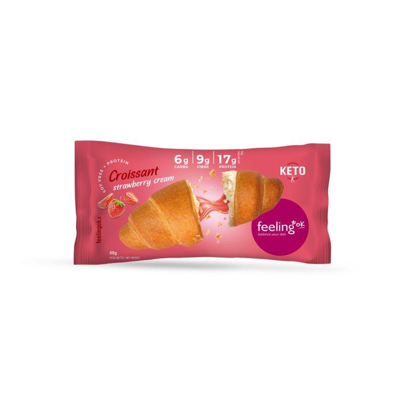 Feeling OK - Croissant + Protein mit Füllung (26% Protein) 65g