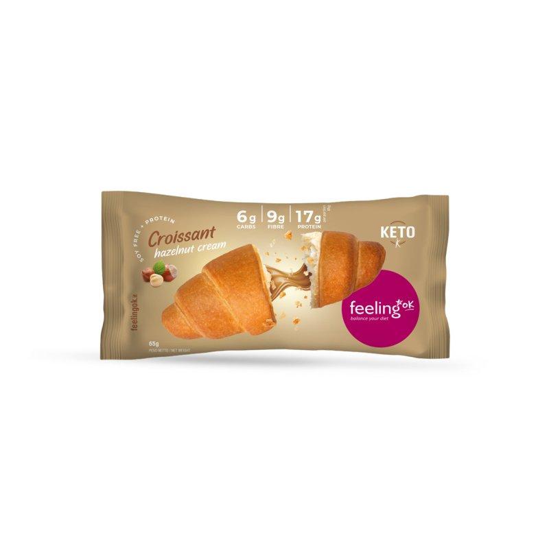 Feeling OK - Croissant + Protein mit Füllung (26% Protein) 65g