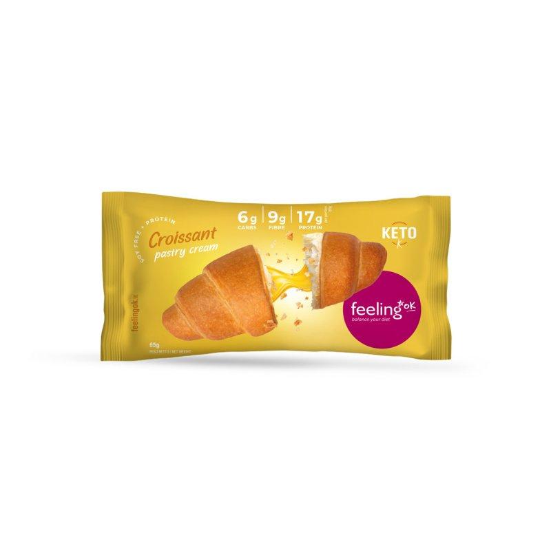 Feeling OK - Croissant + Protein mit Füllung (26% Protein) 65g