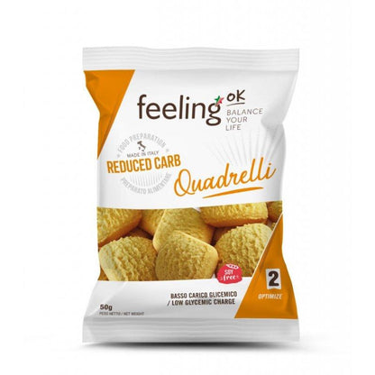 Feeling OK - Protein Bisquit Quadrelli Optimize (30% Protein) 50g Beutel
