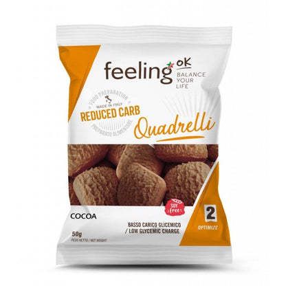 Feeling OK - Protein Bisquit Quadrelli Optimize (30% Protein) 50g Beutel