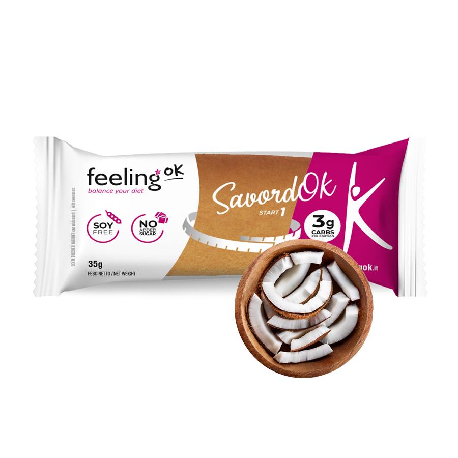 Feeling OK - Protein Bisquit SavordOk Start 1 (32% Protein) 35g