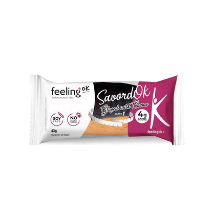 Feeling OK - Protein Bisquit SavordOk mit Schokoladenglasur Start 1 (32% Protein) 35g