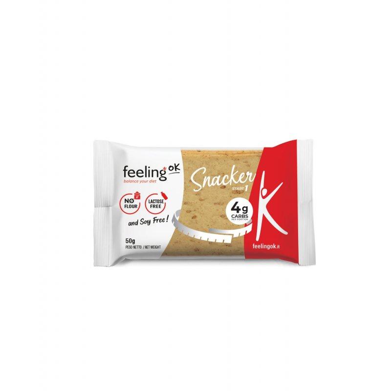 Feeling OK - Protein Knäckebrot Snacker Start 1 (27% Protein) 50g