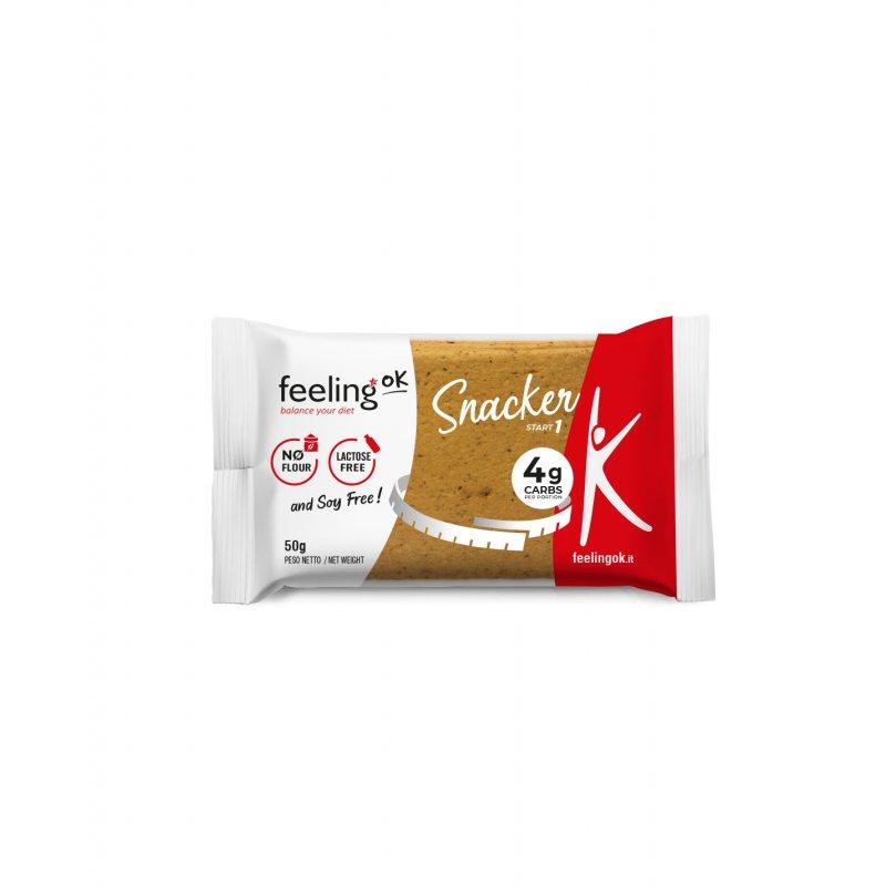Feeling OK - Protein Knäckebrot Snacker Start 1 (27% Protein) 50g