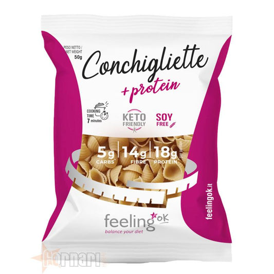 Feeling OK - Protein Nudeln Conchigliette + Protein 50g Beutel